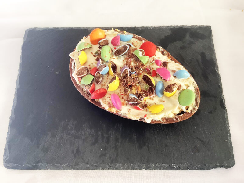 Luxury Cheesecake filled Easter Egg